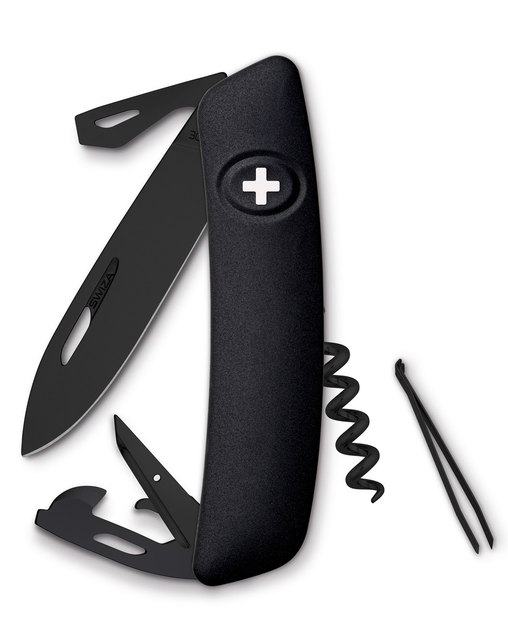 Нож Swiza D03, all black (4007351) - изображение 1