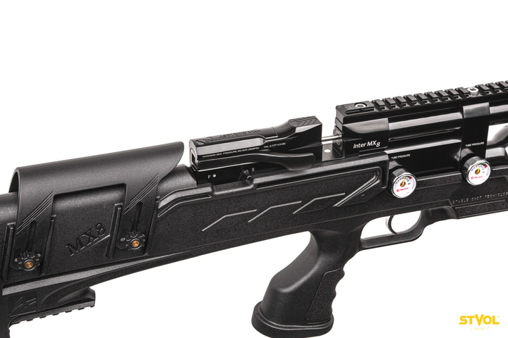 Пневматическая PCP винтовка Aselkon MX8 Evoc Black кал. 4.5 (1003374) - изображение 2