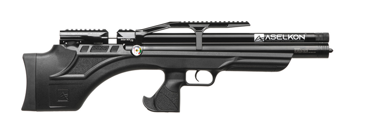 Пневматична гвинтівка PCP Aselkon MX7-S Black кал. 4.5 (1003372) - зображення 1