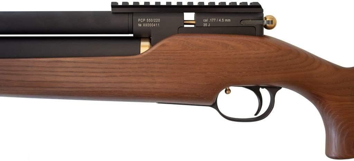 Пневматическая винтовка (PCP) ZBROIA Хортица 450/220 (кал. 4,5 мм, коричневый) (Z26.2.4.015) - изображение 2