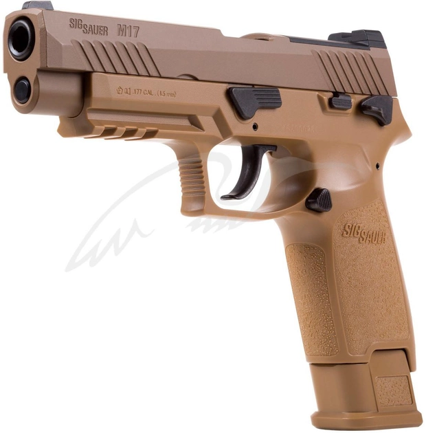 Пистолет пневматический Sig Sauer Air P320-M17. Цвет - Coyote Tan (16250152) - изображение 2