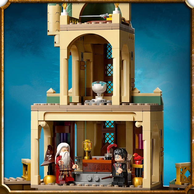 Zestaw klocków LEGO Harry Potter Hogwart: biuro Dumbledore’a 654 elementy (76402) - obraz 7