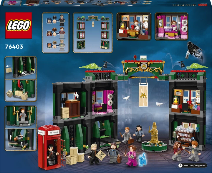 Zestaw klocków LEGO Harry Potter Ministerstwo Magii 990 elementów (76403) - obraz 10
