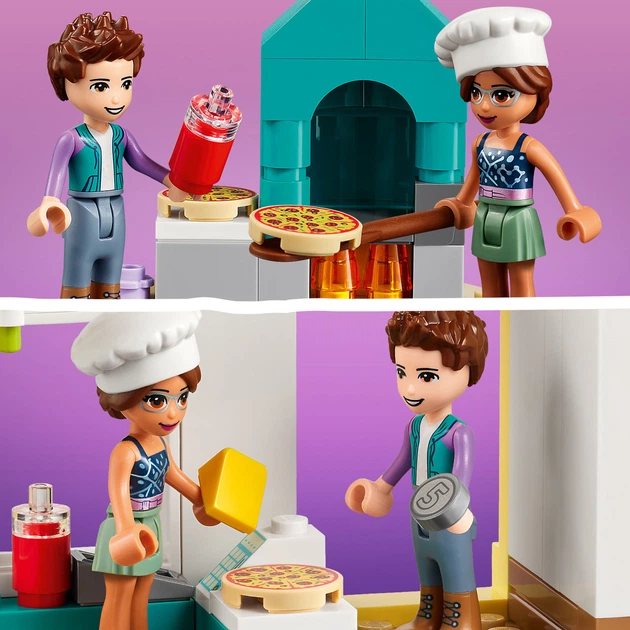 Zestaw klocków LEGO Friends Pizzeria Heartlake City 144 elementy (41705) - obraz 8