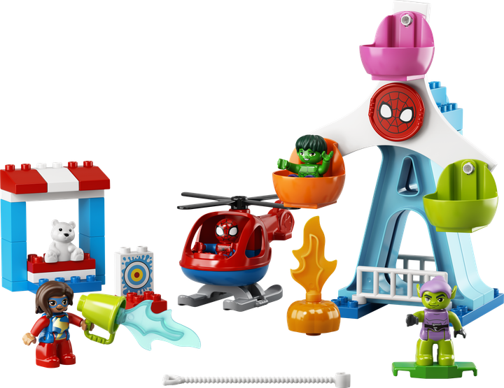 Zestaw klocków LEGO DUPLO Super Heroes Spider-Man i przyjaciele: przygody w wesołym miasteczku 41 elementów (10963) - obraz 9