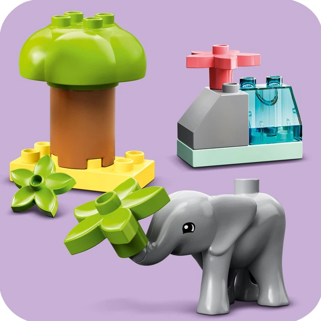 Конструктор LEGO DUPLO Town Дикі тварини Африки 10 деталей (10971) - зображення 8