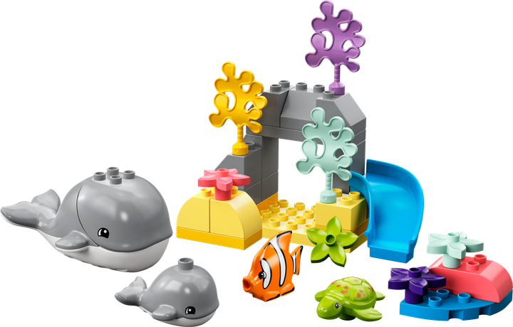 Zestaw klocków LEGO DUPLO Town Dzikie zwierzęta oceanów 32 elementy (10972) - obraz 9