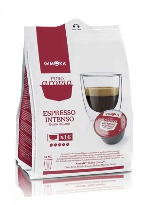 Капсулы Dolce Gusto Gimoka Intenso, 16 капсул - Фото 1 Капсулы Dolce Gusto Gimoka Intenso, 16 капсул - изображение 1