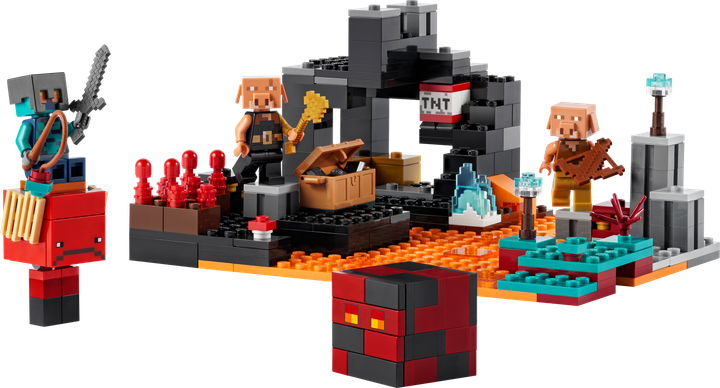 Конструктор LEGO Minecraft Бастіон підземного світу 300 деталей (21185) - зображення 8