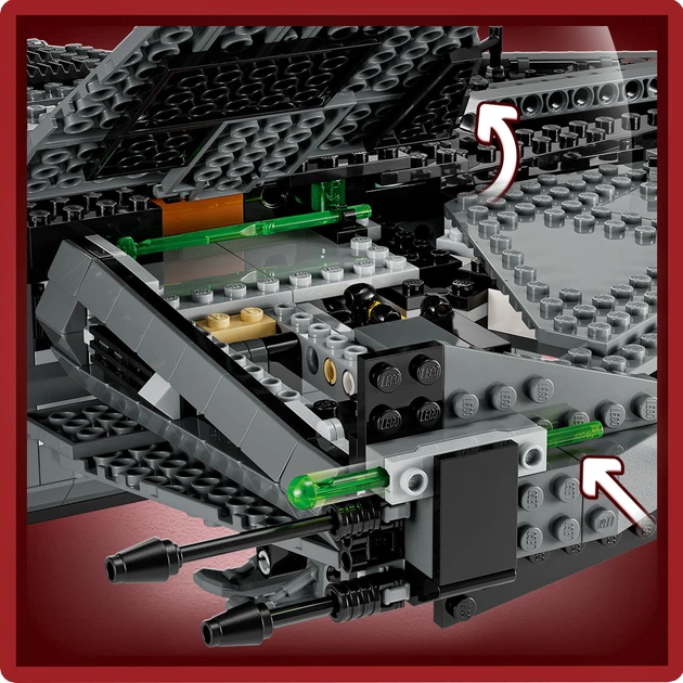 Zestaw klocków LEGO Star Wars The Justifier 1022 elementy (75323) - obraz 8