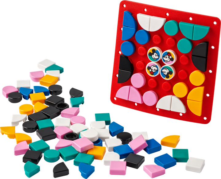 Конструктор LEGO DOTS Пластина-нашивка Міккі Маус та Мінні Маус 95 деталей (41963) - зображення 8