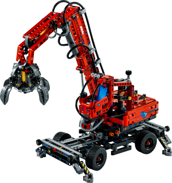 Zestaw klocków LEGO Technic Dźwig z chwytakiem 835 elementów (42144) - obraz 8