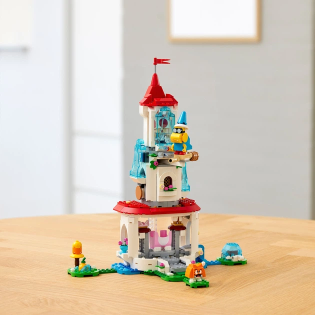 Zestaw klocków LEGO Super Mario Cat Peach i lodowa wieża — zestaw rozszerzający 494 elementy (71407) - obraz 5