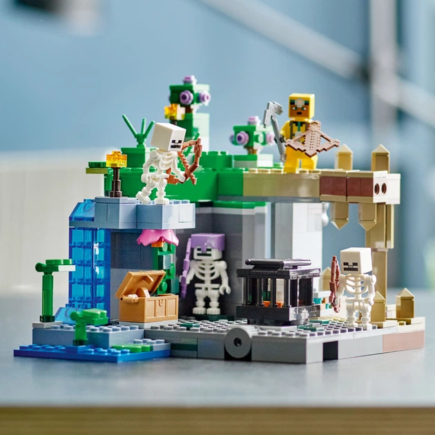 Zestaw klocków LEGO Minecraft Loch szkieletów 364 elementy (21189) - obraz 5