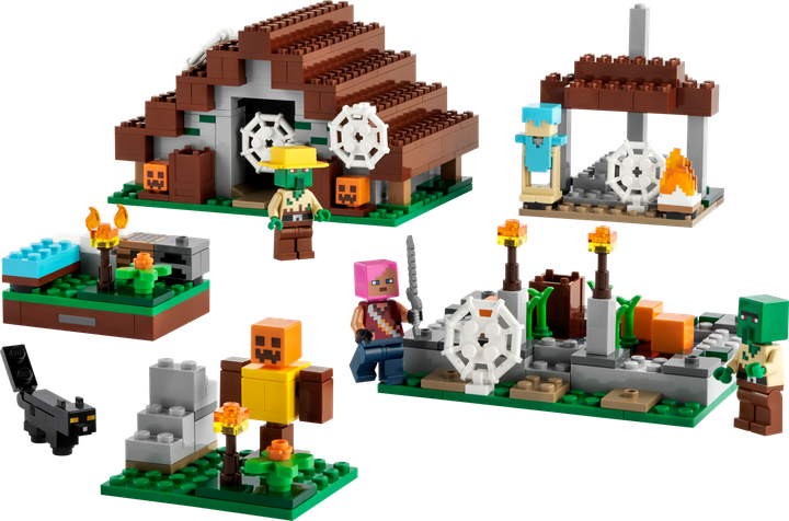 Zestaw klocków LEGO Minecraft Opuszczona wioska 422 elementy (21190) - obraz 9