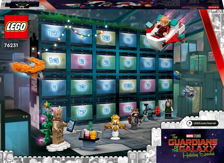 Kalendarz adwentowy LEGO Super Heroes Strażnicy Galaktyki 268 elementów (76231) - Zdjęcie 10 Kalendarz adwentowy LEGO Super Heroes Strażnicy Galaktyki 268 elementów (76231) - obraz 10