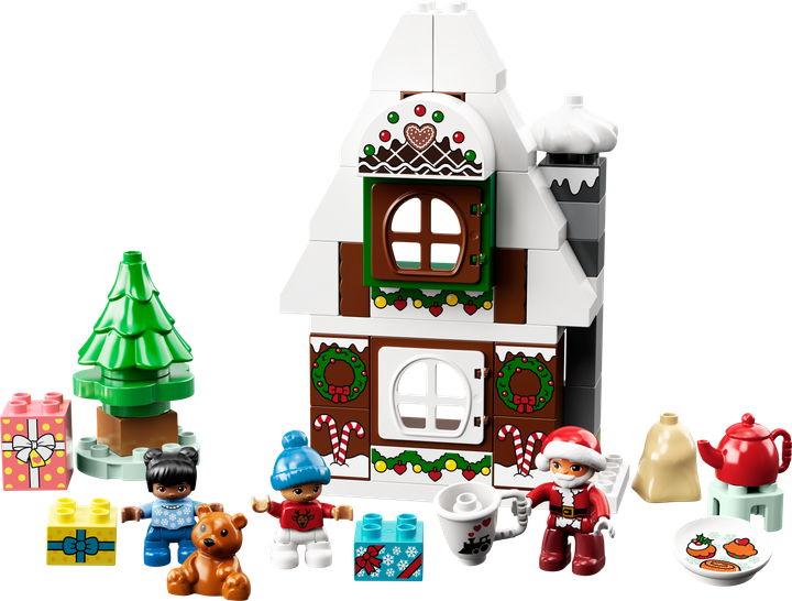 Конструктор LEGO DUPLO Town Пряниковий будиночок Санти 50 деталей (10976) - зображення 9