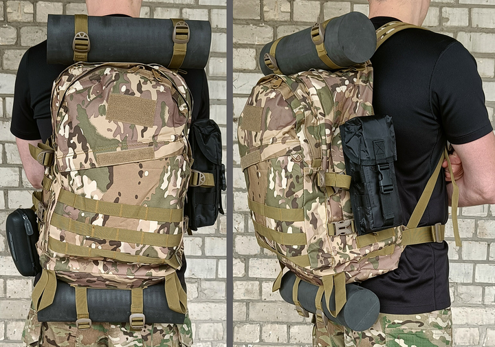 Рюкзак тактический S.Knight 30 л трехдневный Multicam (армейский, для ВСУ) SC-2803-MC - изображение 2