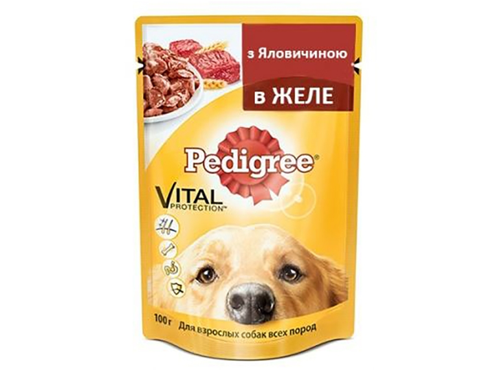 Корм консервований Педігрі Консерви Яловичина в желе 100 г Pdgr0172610 ...