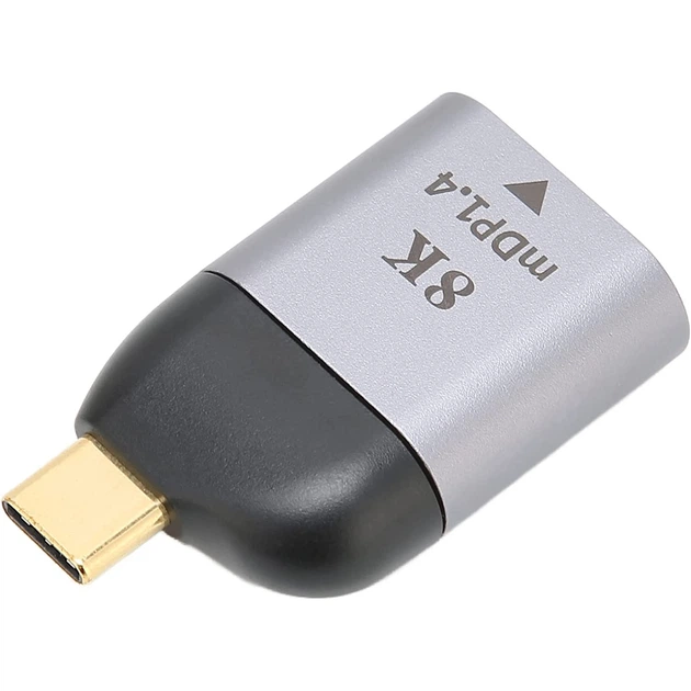 Адаптер, переходник Type-C to mini DisplayPort для передачи видео, OEM UC2MDP-01 для компьютера, смартфона, телевизора - Фото 3 Адаптер, переходник Type-C to mini DisplayPort для передачи видео, OEM UC2MDP-01 для компьютера, смартфона, телевизора - изображение 3