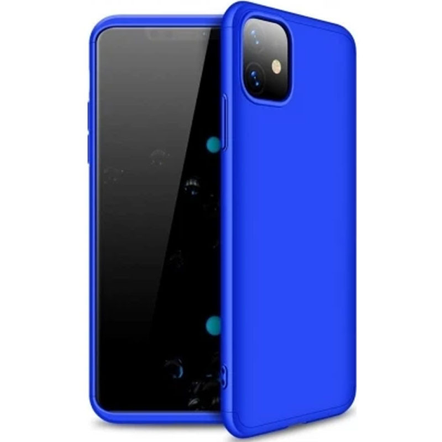 Чехол на Apple iPhone 11 / для айфон 11 пластиковый Синий – фото ...
