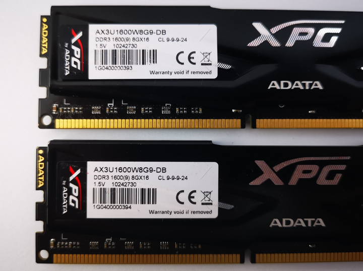 Комплект оперативной памяти ADATA XPG DDR3 16Gb (2*8Gb) 1600MHz PC3 ...