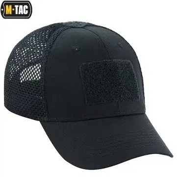 Кепка с сеткой на липучке M-Tac Rip-Stop Black - изображение 2