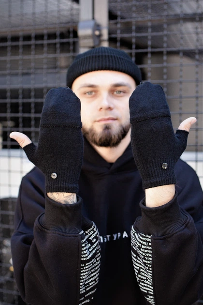 Перчатки Without Button Black Man 353975595 - Фото 4 Перчатки Without Button Black Man 353975595 - изображение 4
