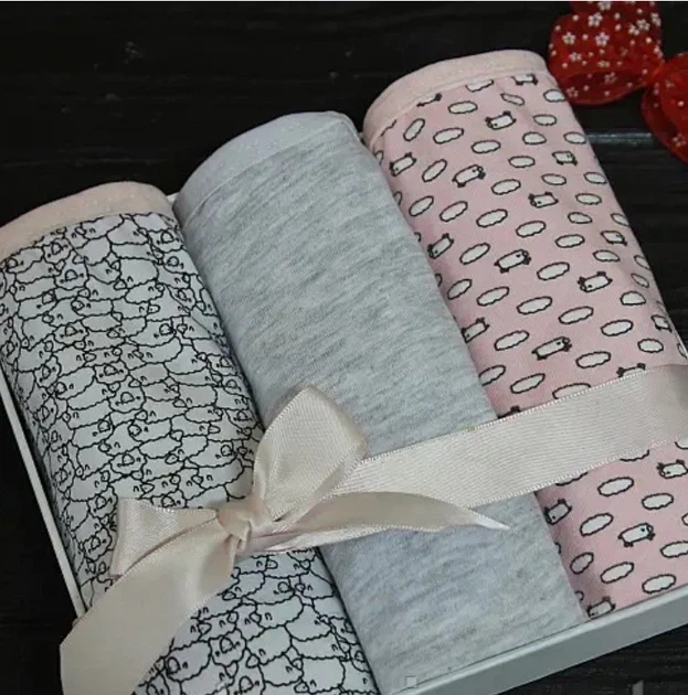 Набор трусиков (3шт) Dominant DE-35000-113_grey-pink L Разноцветный - Фото 1 Набор трусиков (3шт) Dominant DE-35000-113_grey-pink L Разноцветный - изображение 1