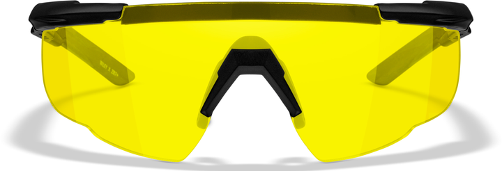 Защитные баллистические очки Wiley X SABER ADV Желтые (712316003001) - изображение 2