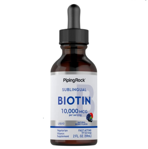 Биотин Piping Rock Liquid Biotin 10000 mcg 59 ml – фото, отзывы ...