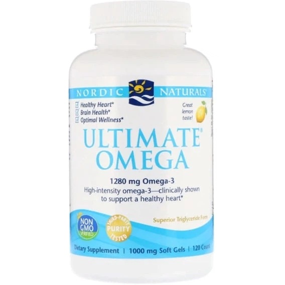 Омега 3 Nordic Naturals Ultimate Omega 1280 mg 120 Soft Gels Lemon NOR-02790 - Фото 1 Омега 3 Nordic Naturals Ultimate Omega 1280 mg 120 Soft Gels Lemon NOR-02790 - изображение 1