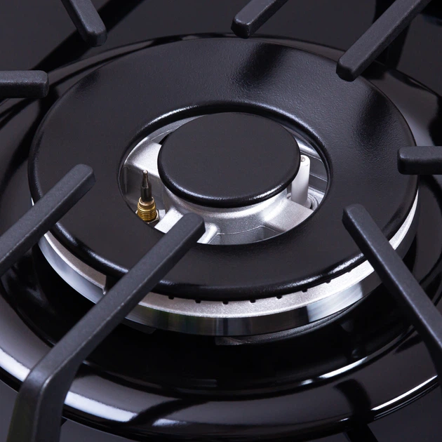 Поверхня газова на склі WEILOR GG W604 BL - зображення 10