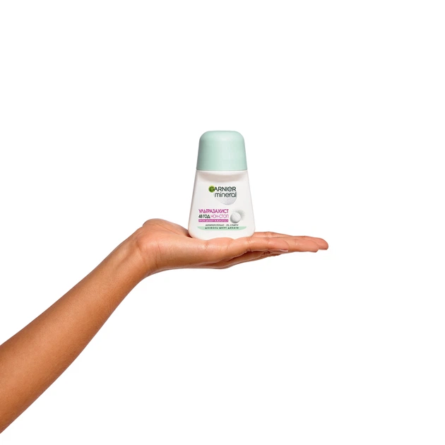 Антиперспірант Garnier Mineral Ультразащіта проти запаху і вологості роликовий 50 мл (3600541448483) - зображення 3