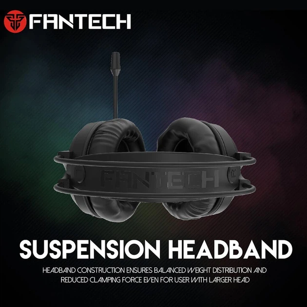Игровые наушники гарнитура Fantech HG20 с микрофоном для компьютера и ноутбука с подсветкой - Фото 8 Игровые наушники гарнитура Fantech HG20 с микрофоном для компьютера и ноутбука с подсветкой - изображение 8