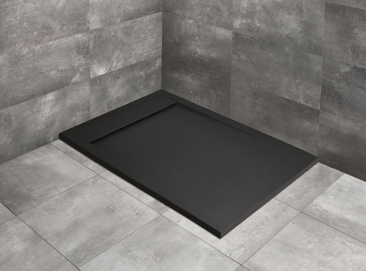 Душовий піддон RADAWAY Teos F 140x100 колір чорний HTF140100-54 - зображення 1