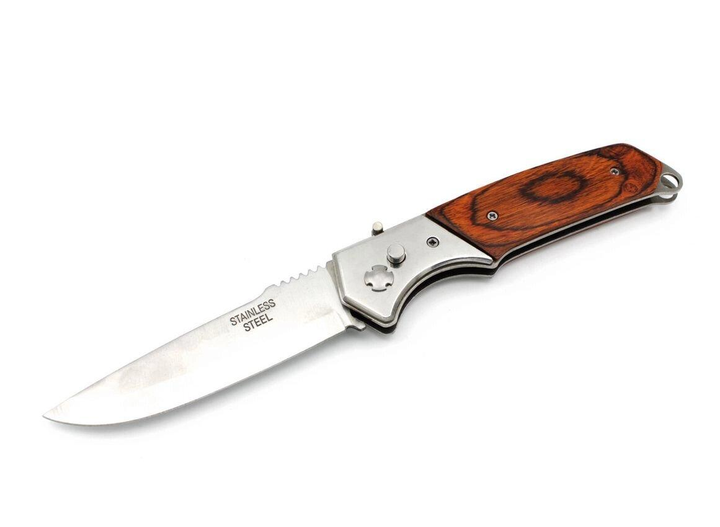Нож выкидной Vkstar с фиксатором в чехле 333a (751914) - изображение 2