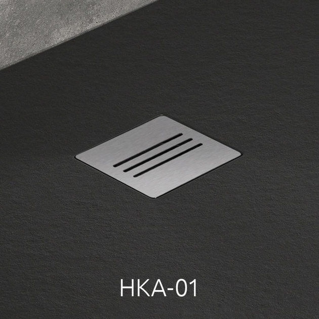 Душовий піддон RADAWAY Kyntos F 140x70 колір чорний HKF14070-54 - зображення 5