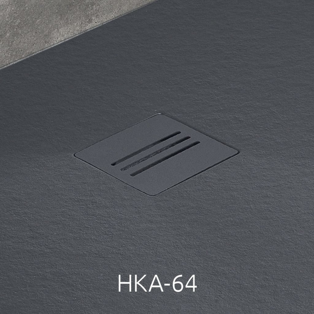 Душовий піддон RADAWAY Kyntos F 150x90 колір антрацит HKF15090-64 - зображення 6