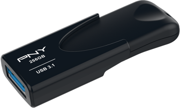 Pendrive PNY Attache 4 256 GB USB 3.1 czarny (FD256ATT431KK-EF) - obraz 4