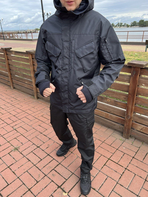 Тактична куртка чоловіча тепла Gosp L Чорна - зображення 2