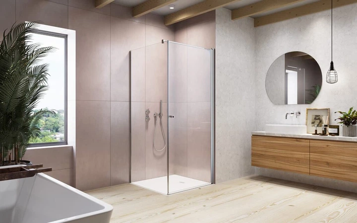 Душова кабіна RADAWAY Eos KDJ 100x100x197 137523-01-01R в комплекті без піддону - зображення 3