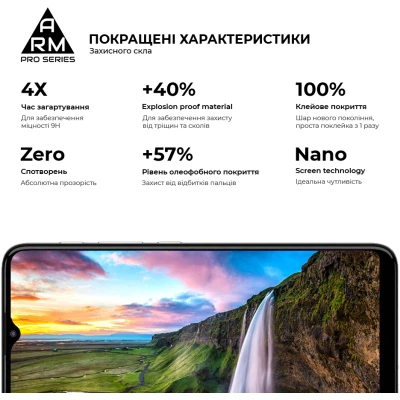 Стекло защитное Armorstandart Pro Motorola E20 Black (ARM60530) - изображение 4