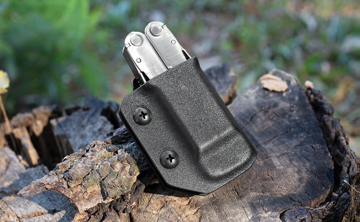Чехол для мультитула Leatherman Rebar - Подсумок Kydex Кайдекс, Черный (5002271R) - изображение 6