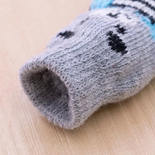 Шкарпетки з антиковзанням для собак бавовна Blue BEAR Size M - Фото 4 Шкарпетки з антиковзанням для собак бавовна Blue BEAR Size M - зображення 4