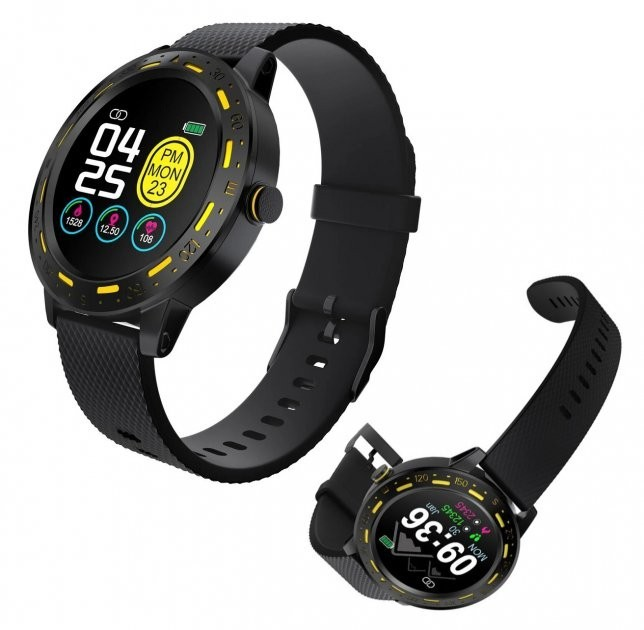 Наручные смарт-часы S18 Smartwatch Bluetooth 4.0 с тонометром черные ...