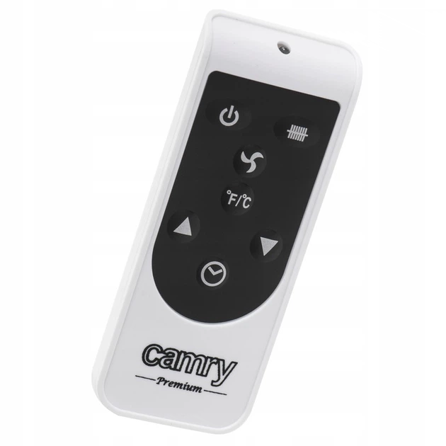 Електричний конвекторний обігрівач Camry CR 7739, 2000 Вт, з пультом ДУ, LCD-дисплеєм, функцією турбовентилятора, термостатом і таймером 24 год, білий - изображение 5