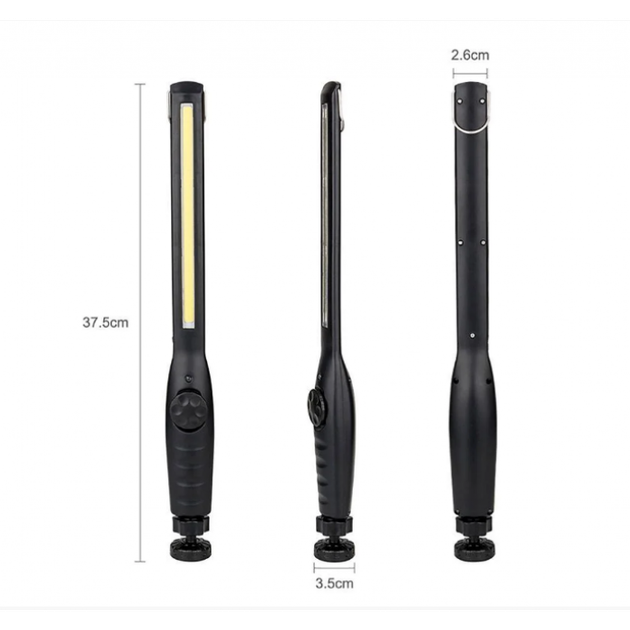 Фонарь аккумуляторный BL-821 COB с магнитом, 450 lm (OIM-47580) - изображение 2
