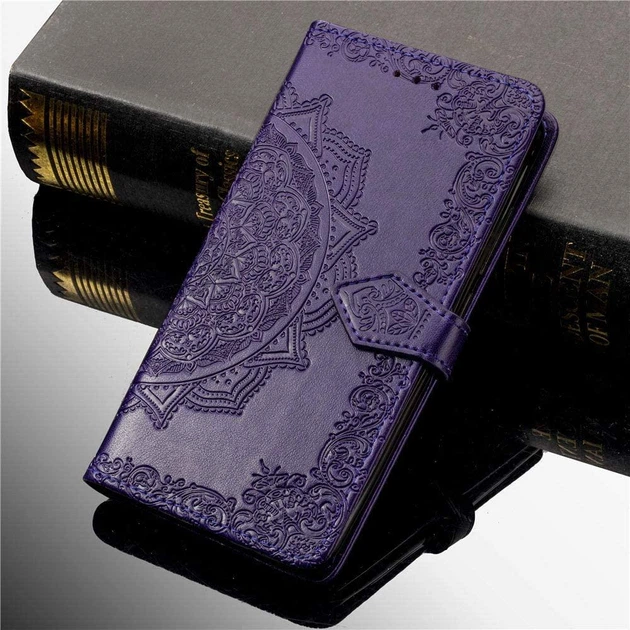Чехол Vintage для Xiaomi Mi 8 Lite книжка кожа PU фиолетовый - Фото 4 Чехол Vintage для Xiaomi Mi 8 Lite книжка кожа PU фиолетовый - изображение 4