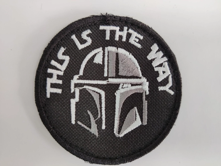 Шеврони Медаль" This Is The Way" з вишивкою - зображення 1
